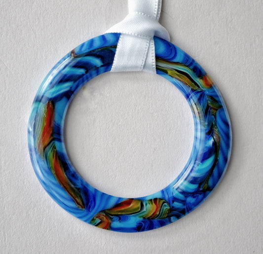 Irregular Glass Collage Wreath #26