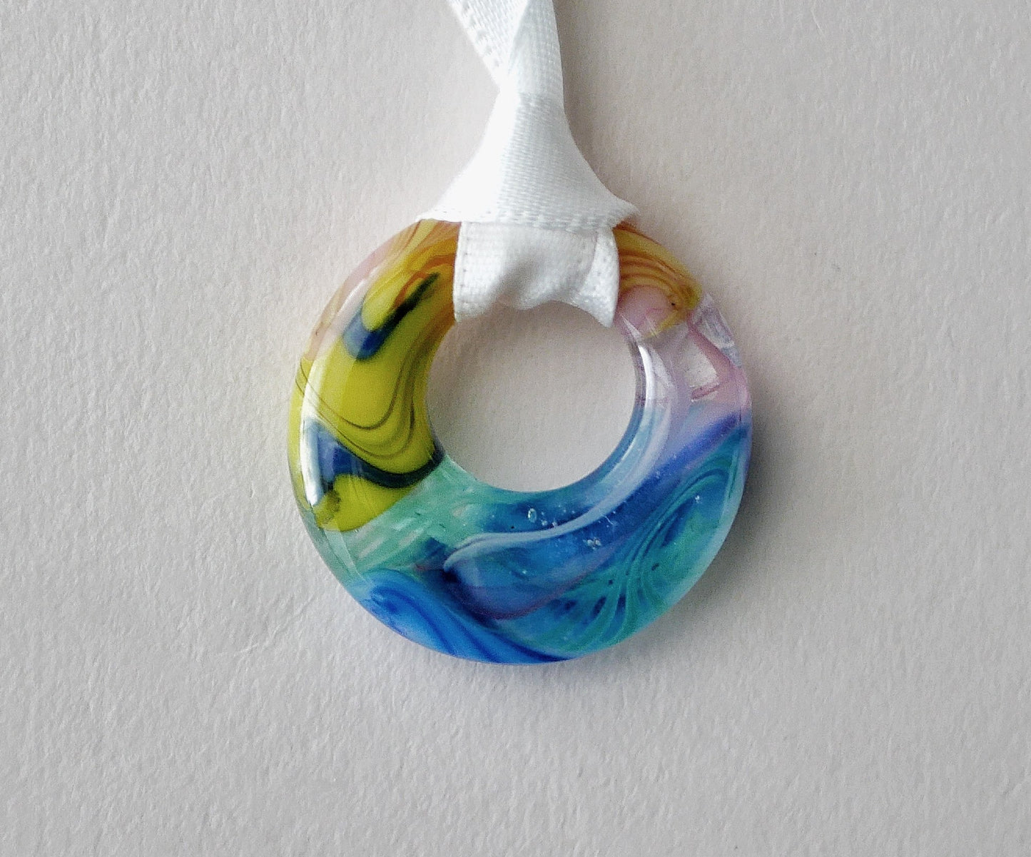 Mini Glass Collage Wreath #9