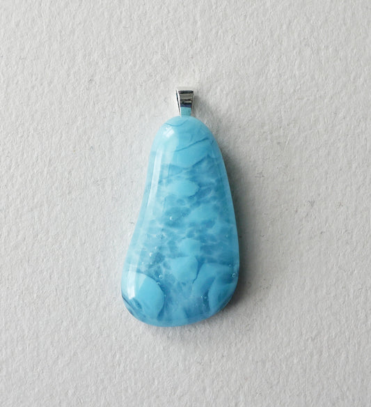 Sky Blue Pendant #2 (Sterling Silver) (PENDANT ONLY)