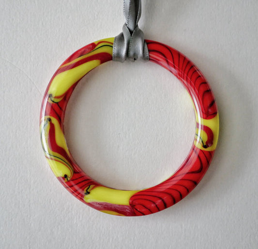 Irregular Glass Collage Wreath #19