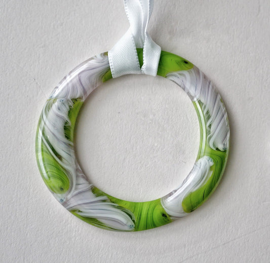 Irregular Glass Collage Wreath #25