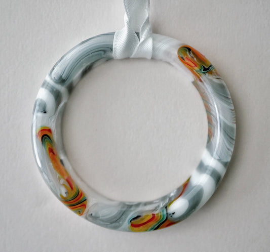 Irregular Glass Collage Wreath #11