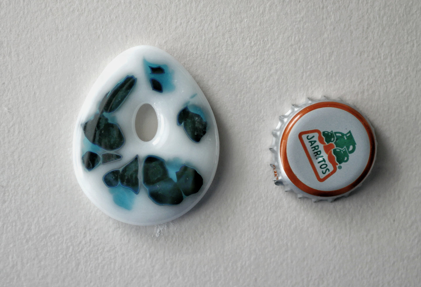 Blue and Black Teardrop Pendant (PENDANT ONLY)