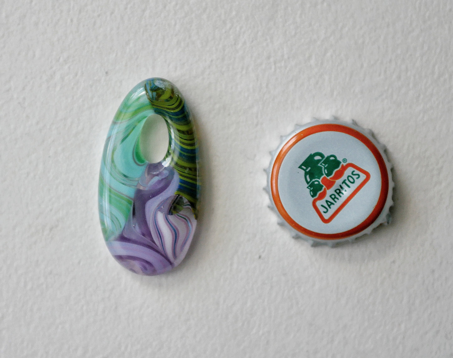 Oval Pendant: Collage #1 (PENDANT ONLY)