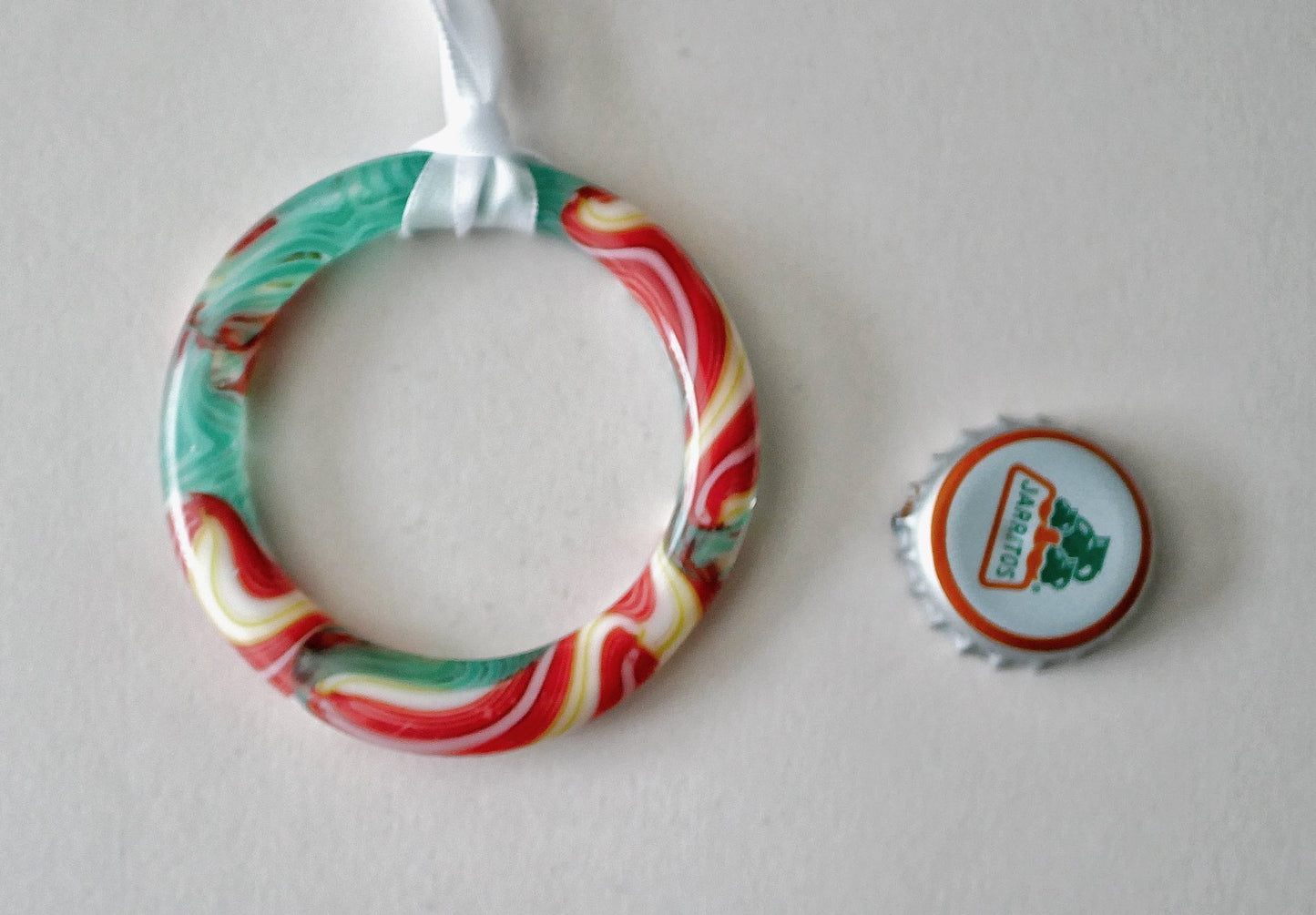 Glass Collage Wreath #32