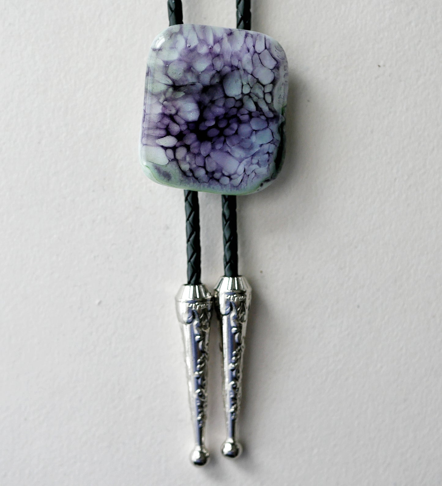 Purple and Green Dragonskin Bolo Tie #2