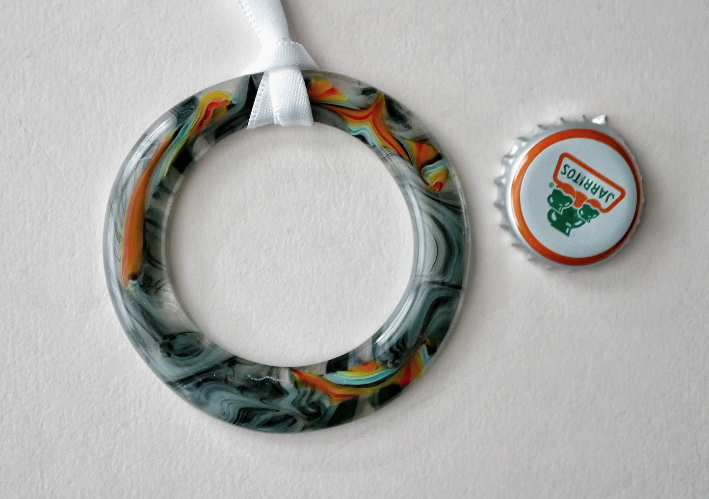 Irregular Glass Collage Wreath #23