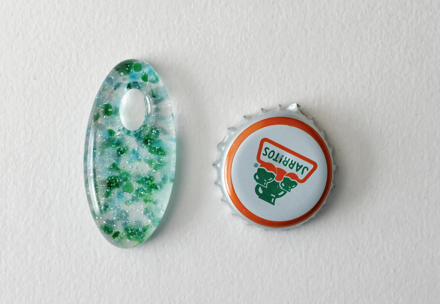 Oval Pendant: Greens (PENDANT ONLY)