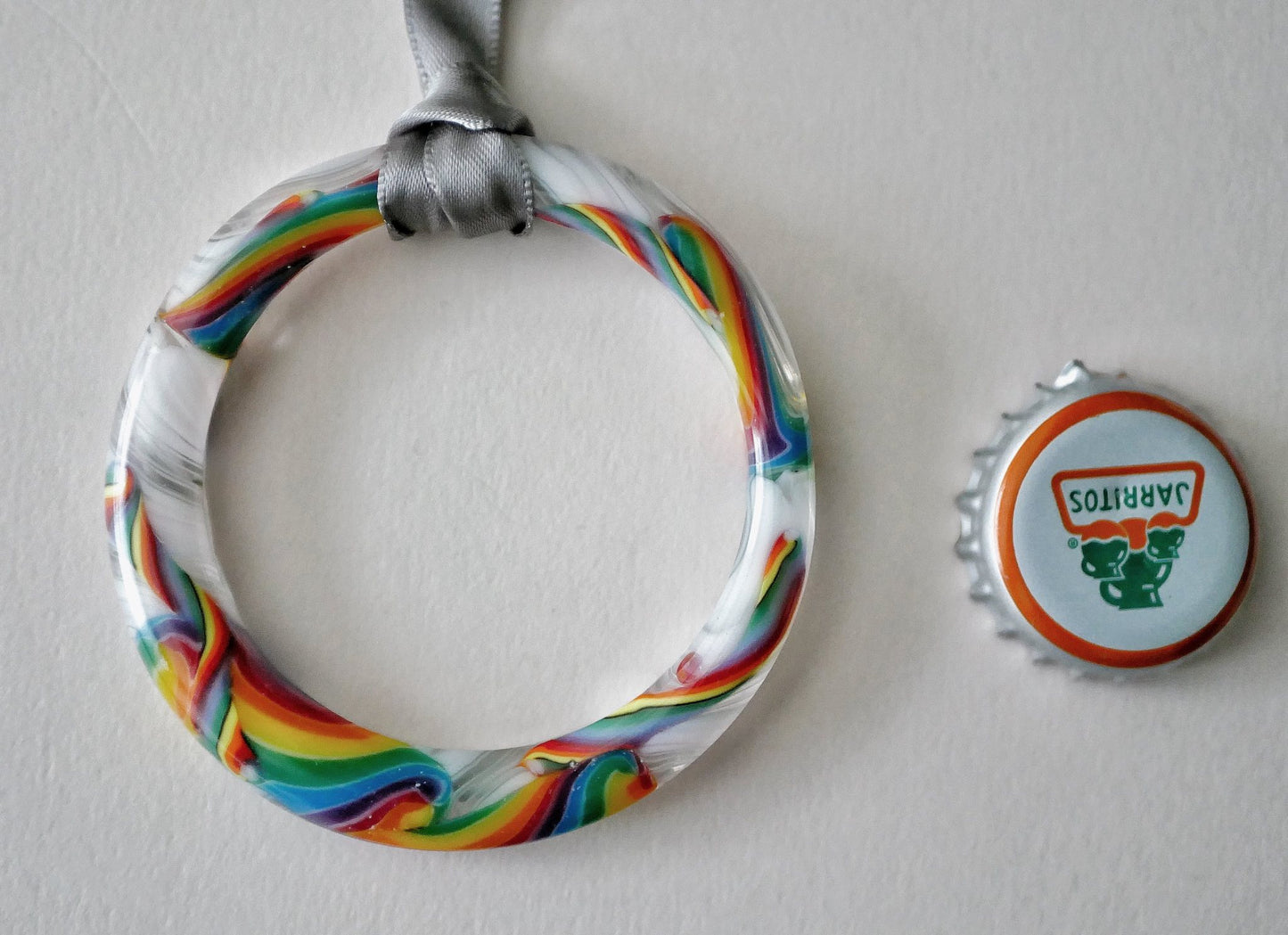 Irregular Glass Collage Wreath #21