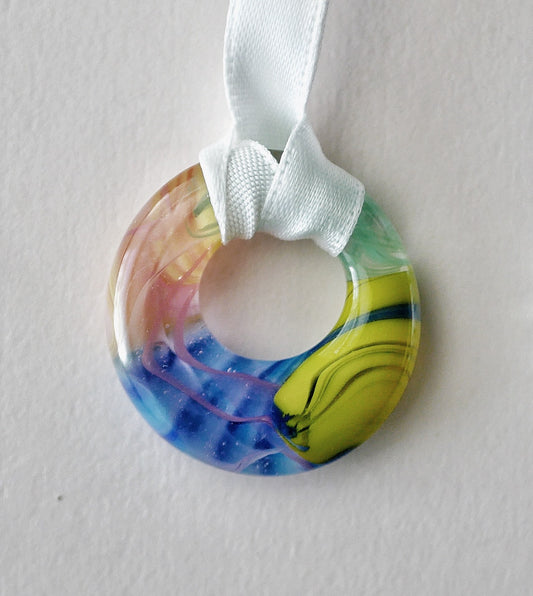 Mini Glass Collage Wreath #4