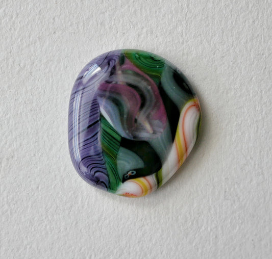 Blob Worry Stone: Collage #5