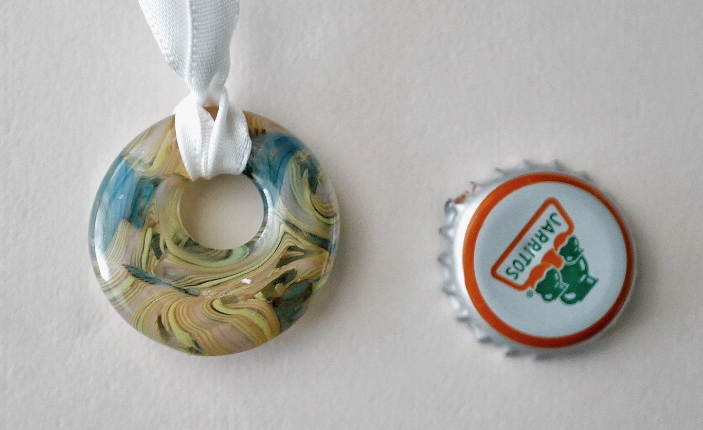 Mini Glass Collage Wreath #7