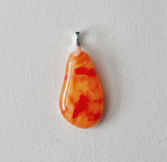 Orange Pendant #4 (Base Metal) (PENDANT ONLY)