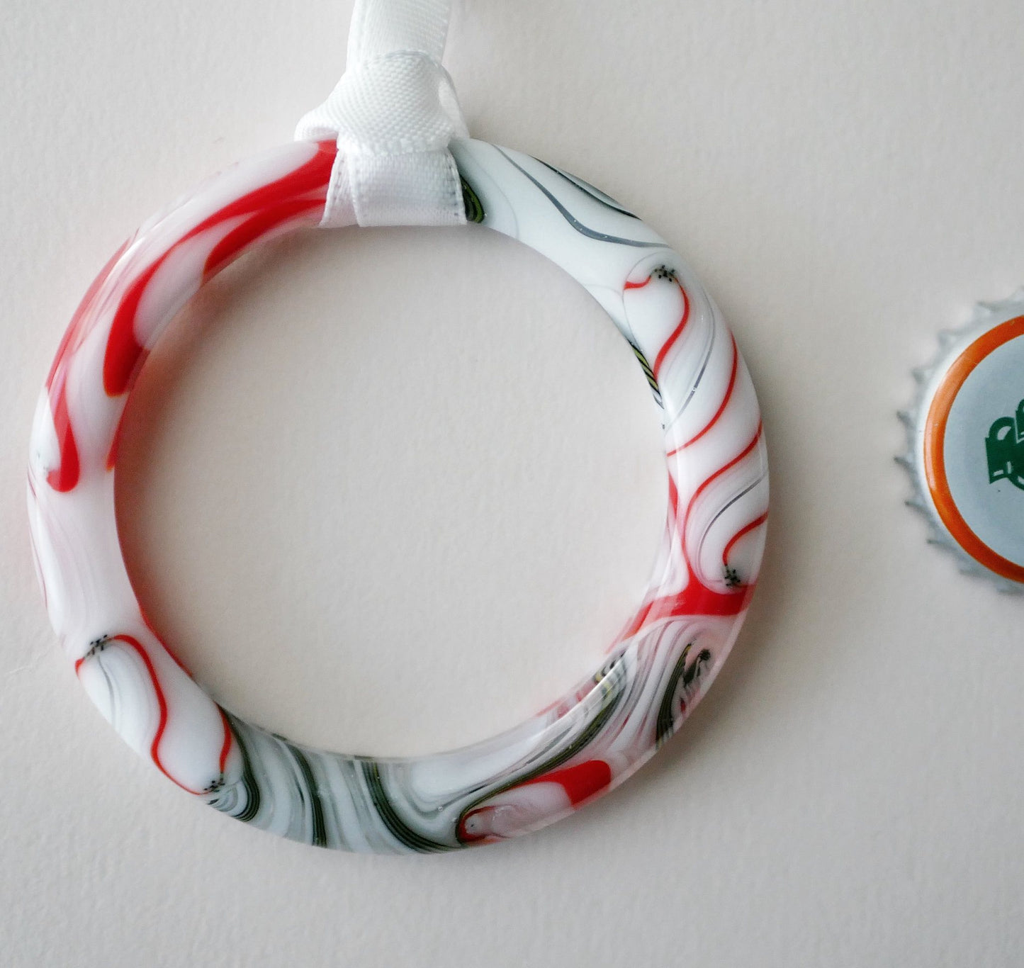 Glass Collage Wreath #13