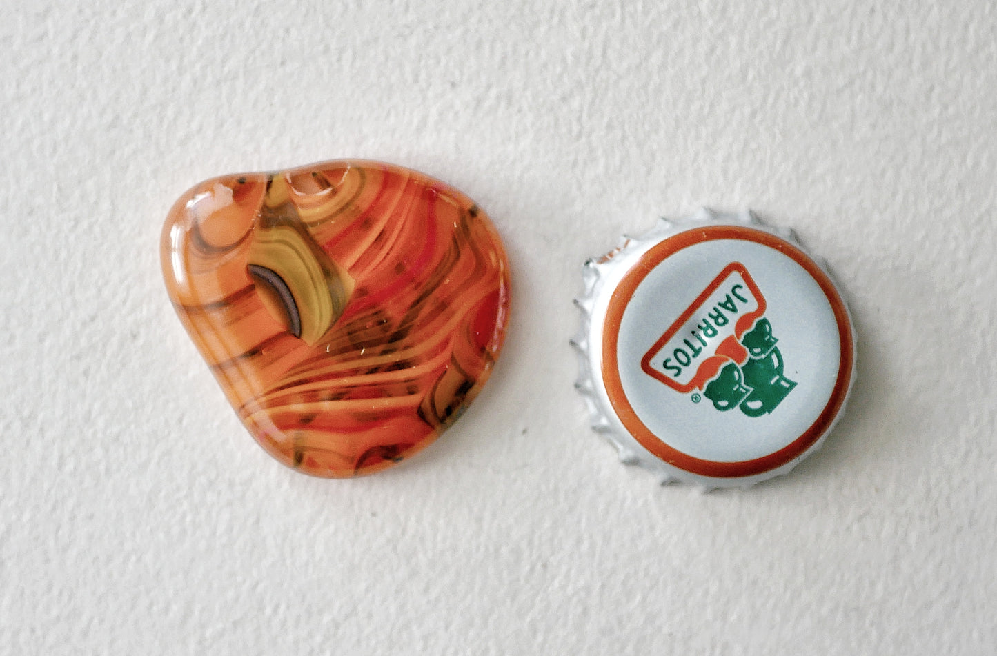 Blob Worry Stone: Collage #13
