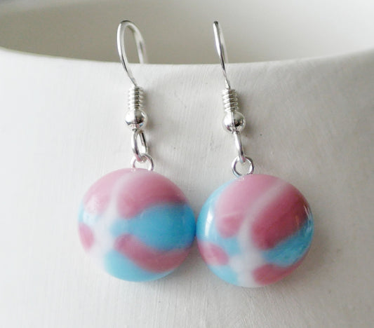 Dangly Trans Pride Earrings #3