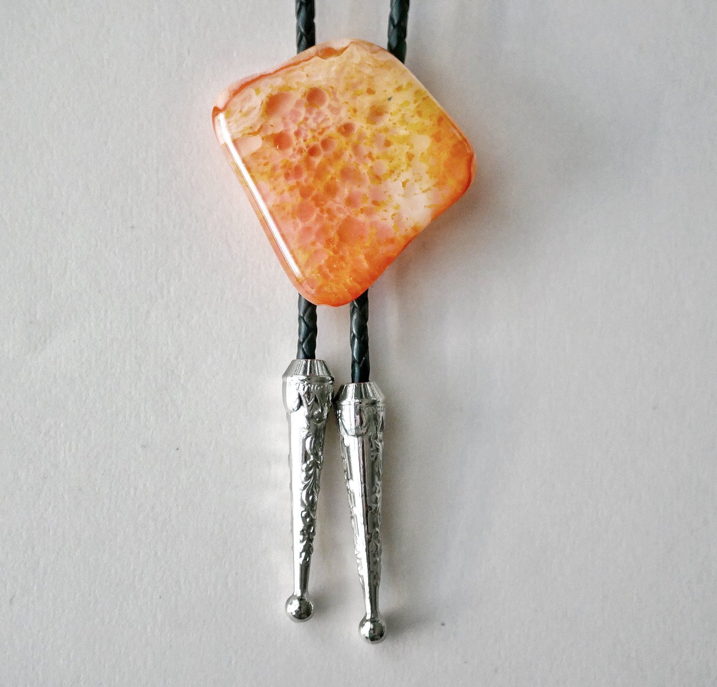 Orange and Yellow Bolo Tie #3