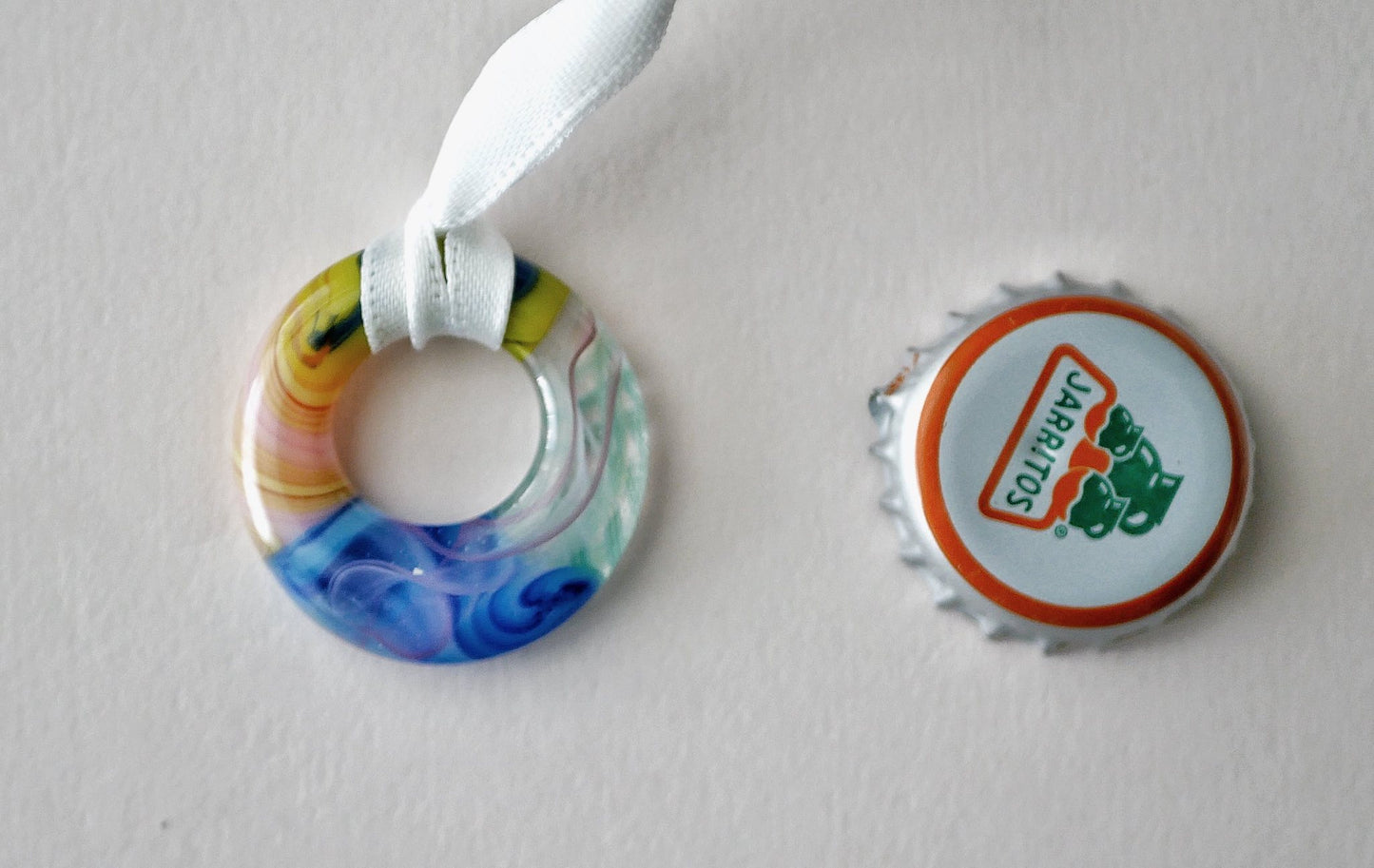 Mini Glass Collage Wreath #6