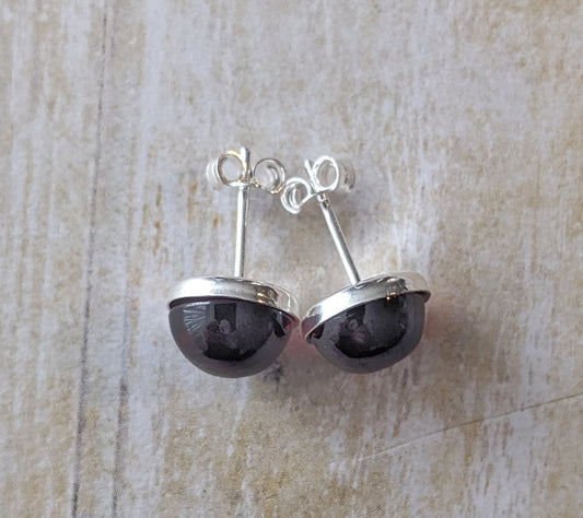 Sterling Silver Ruby Studs
